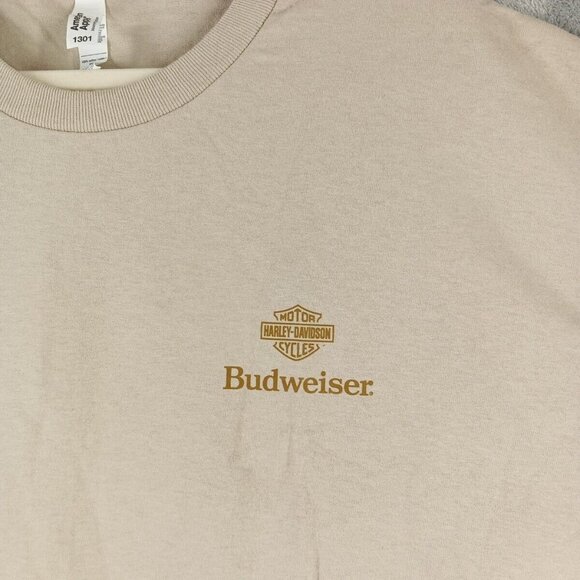 NWOT AMERICAN APPAREL Men T-shirt Size XL Tan 100% Cotton - Picture 4 of 9